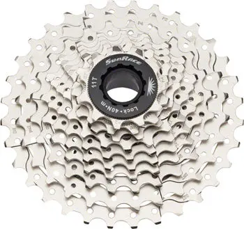 Sunrace Rs1 Cassette - 10 Speed, 11-32T, Silver 1