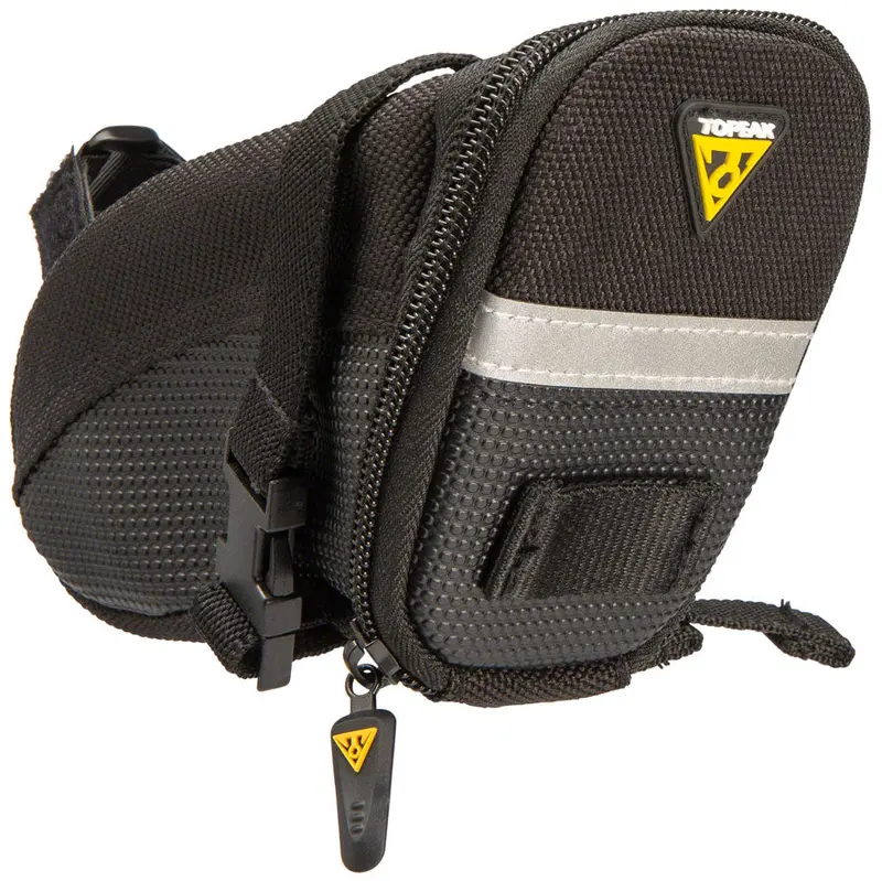 Topeak Aero Wedge Seat Bag - Strap-On Small, Black 1