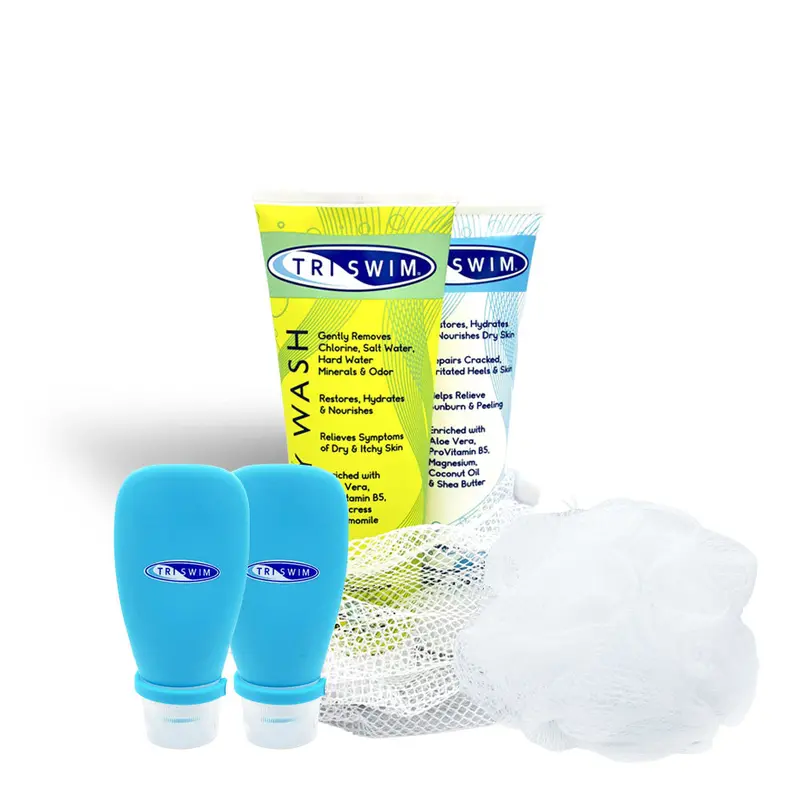Triswim Body Wash | Lotion Gift Set With Loofa & Squishies 1
