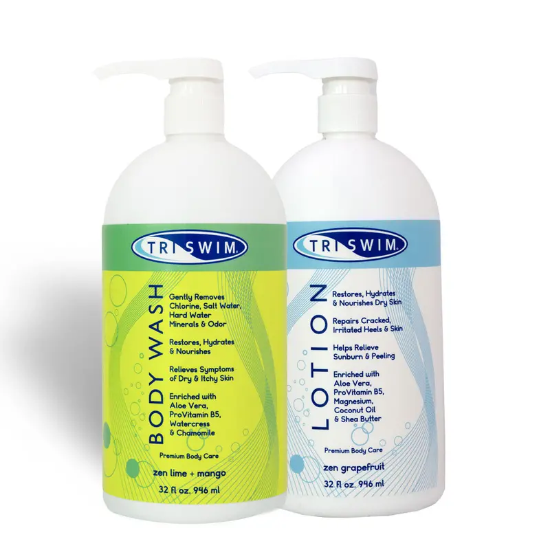 Triswim Chlorine Removal Body Wash / Lotion 32Oz Bundle 1