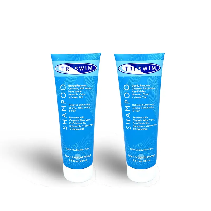 Triswim Chlorine Removal Shampoo Bundle 8.5Oz | Lime + Tropical Mango 1