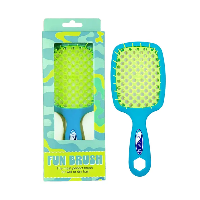 Triswim Funbrush Wet And Dry Detangling Brush 1
