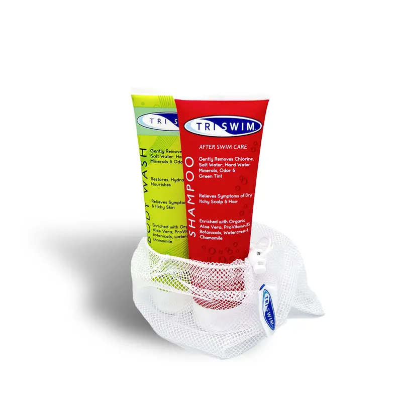 Triswim Holiday Red/Green Shampoo/Body Wash Gift Set 1