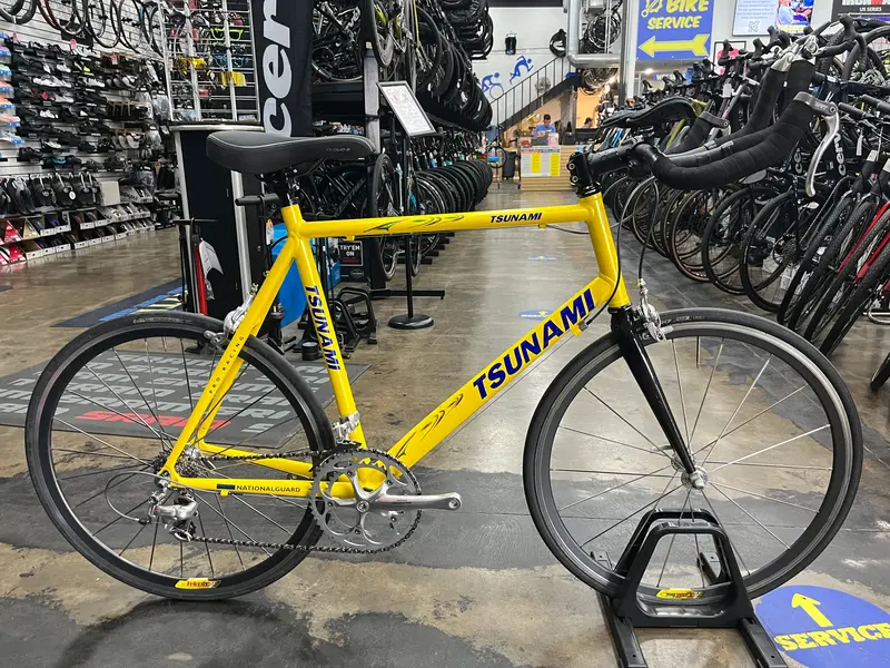Tsunami Pro Racing Shimano Ultegra 9 Speed - Yellow Used 1