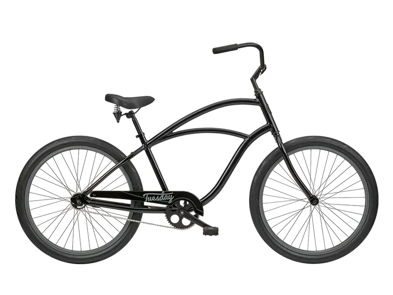 Tuesday Cycles August 1 26" Cruiser - Black 2021 1