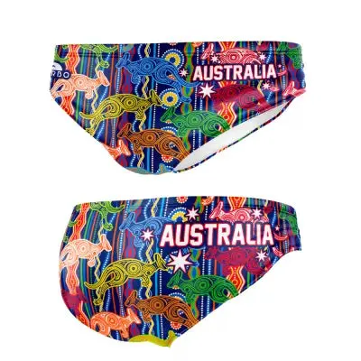 Turbo Men's Water Polo Swimsuit Aborigen Australia 1