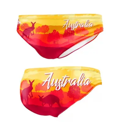 Turbo Men's Water Polo Swimsuit Australia Animal 1