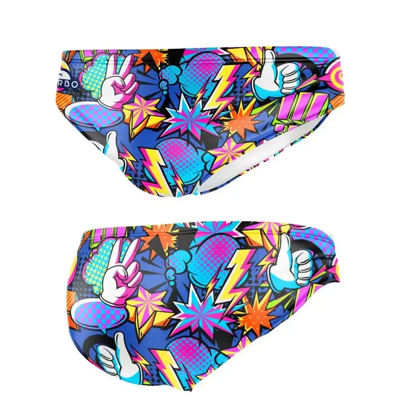 Turbo Men's Water Polo Swimsuit Comic Kan 1