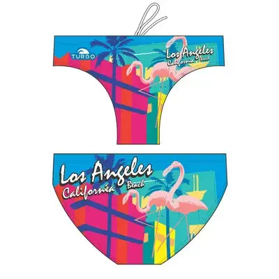 Turbo Men's Water Polo Swimsuit Los Angeles Beach 1