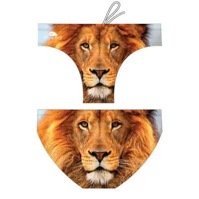 Turbo Men's Water Polo Swimsuit Lyon Animal Print 1