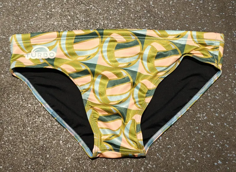 Turbo Men's Water Polo Swimsuit Wp Ball All Over Print 1