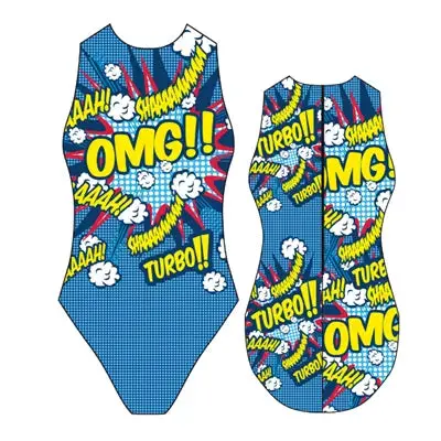 Turbo Women's Water Polo Swimsuit Popstar Omg 1