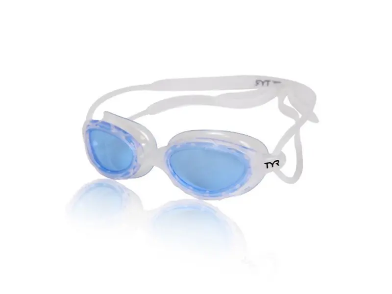 Tyr Nest Pro Adult Goggles - Clear Frame / Blue Lens 1