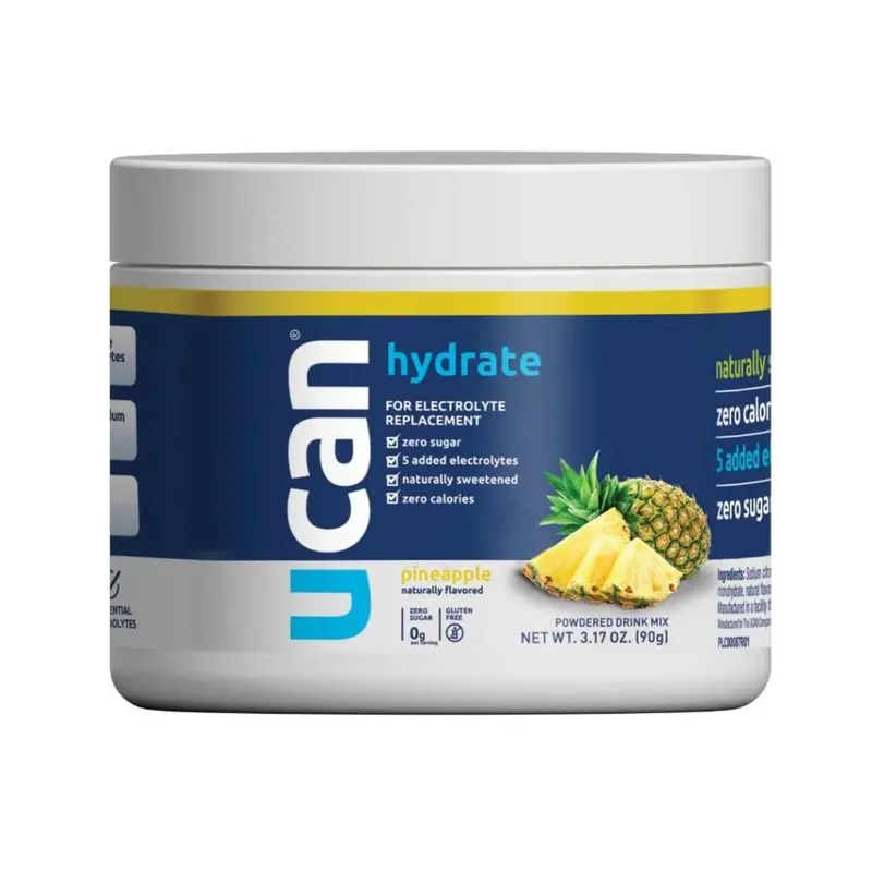 Ucan Hydrate Electrolyte Powder-Pineapple 30 Servings 1