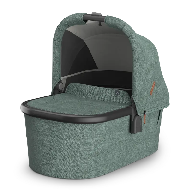 Uppababy Bassinet V3 - Gwen (Green Melange/Carbon Frame) 1