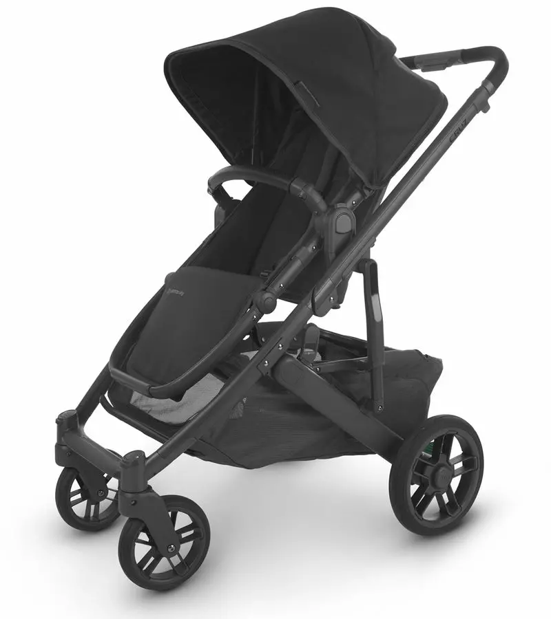 Uppababy Cruz V2 Stroller - Jake (Black/Carbon/Black Leather) 1