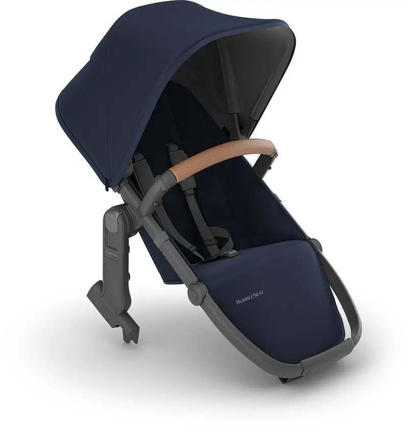 Uppababy Rumbleseat V2+ - Noa (Navy / Carbon Frame / Saddle Leather) 1