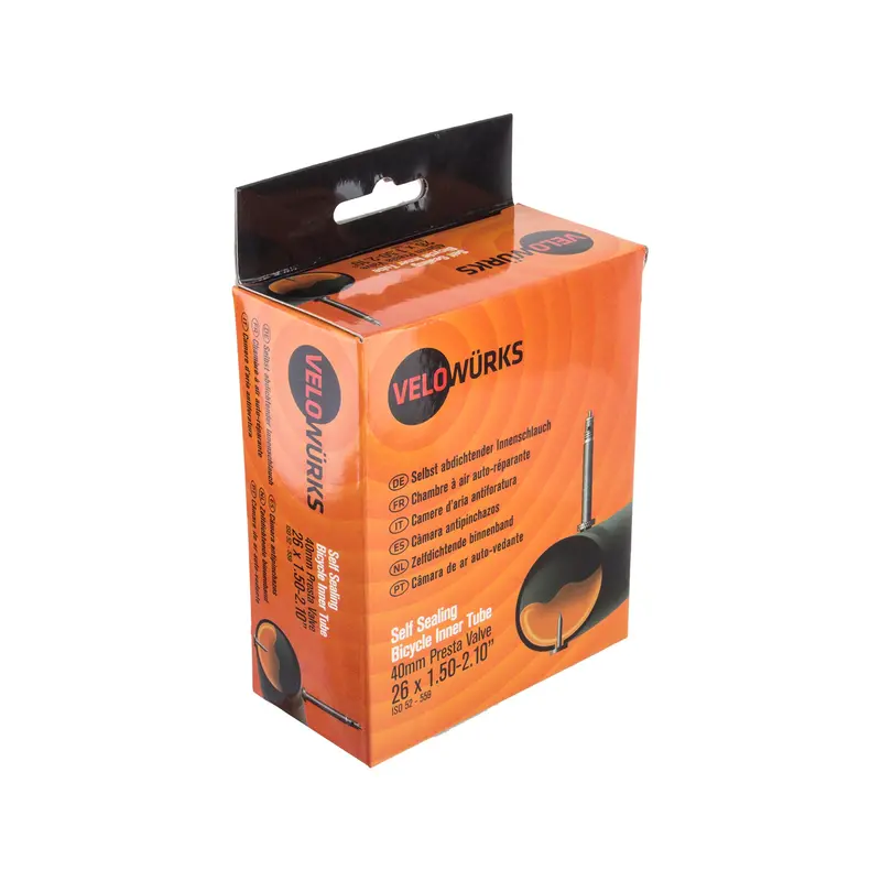 Velowurks Presta Valve Self Sealing Inner Tube 26X1.50-2.10 40Mm 1
