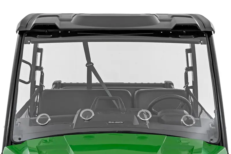 Vented Full Windshield | Scratch Resistant | John Deere Gator Xuv 835E 1