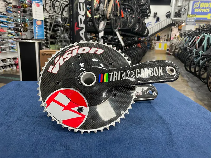 Vision Trimax Carbon Tt Crankset 53-39Tt 175Mm Used 1