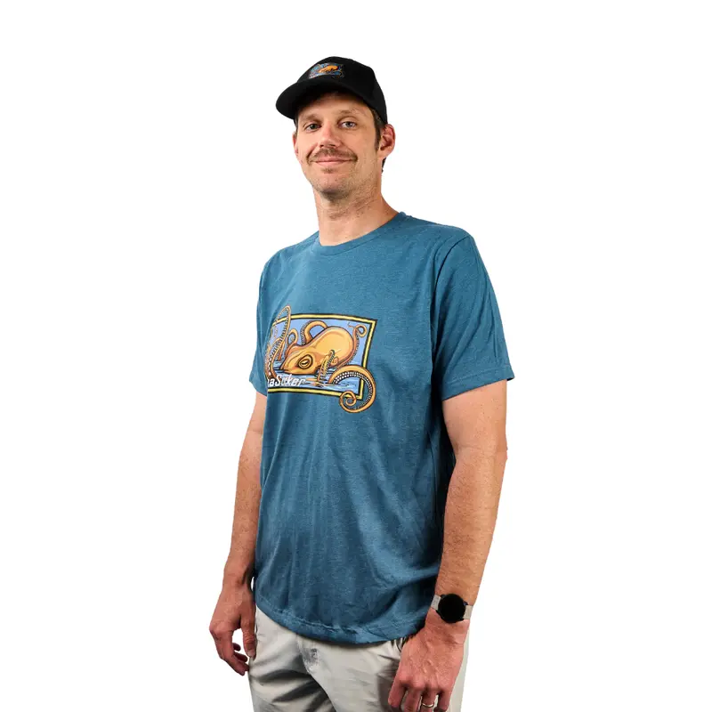 "What's Kraken" Tee - Deep Teal 1
