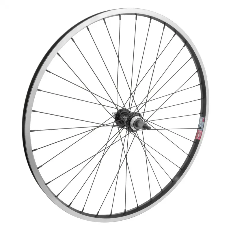 Wheelmaster 26" Alloy Mountain Single Wall Blk/Silver Rear Wheel 1