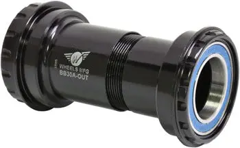 Wheels Manufacturing Bb30a Frame To Hollowtech Ii Spindle Outboard Thread Together Bottom Bracket, Black 1