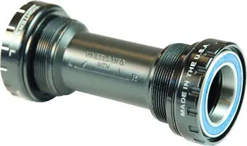 Wheels Manufacturing Bsa Bottom Bracket - Shimano Mtb, Abec-3 Bearings, Black Cups 1