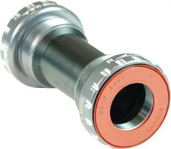 Wheels Manufacturing Bsa Bottom Bracket - Shimano Road, Abec-3 Bearings, Gray Cups 1