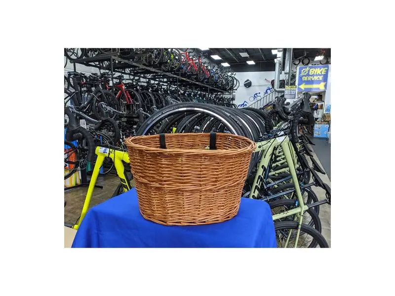 Willow Wicker Bike Front Basket 1