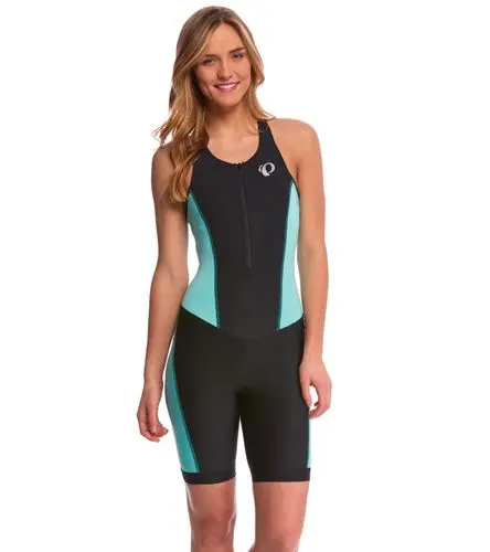 Women's Pearl Izumi Select Pursuit Tri Suit-Black/Aqua 1