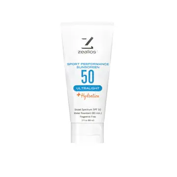 Zealios Sport Performance Ultralight Spf 50 Sunscreen 3 Oz 1
