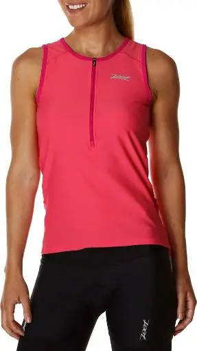 Zoot Women's Active Tri Mesh Tank-Pink/Grapefruit 1