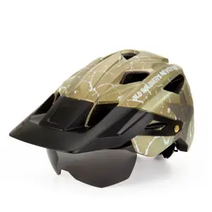 Zvru Mountain Bike Helmet With Magnetic Goggle And Detachable Visor 1