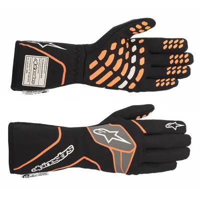 Alpinestars Tech-1 Race V3 Motorcycle Gloves – Black/Orange, Size Small 1