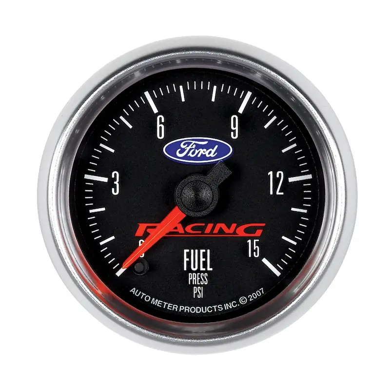 Autometer Digital Fuel Pressure Gauge – 2-1/16 Inch, 15 Psi, Ford Racing Compatible 1