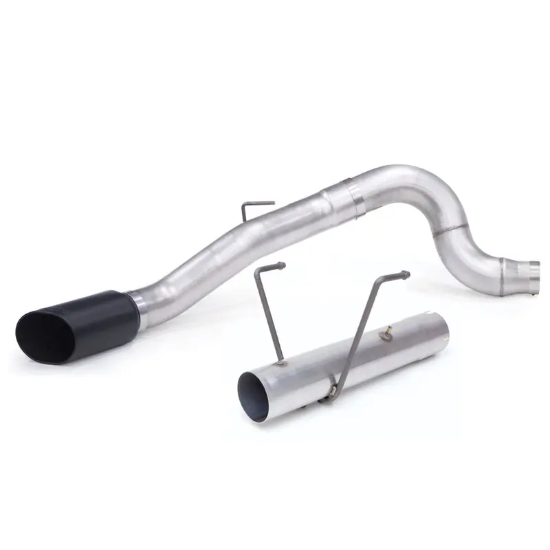 Banks Monster 5-Inch Single Exhaust System – Stainless Steel With Black Tip – Fits 2013–2018 Ram 6.7L Cummins Crew Cab Long Box 1