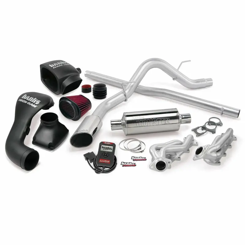 Banks Power 48536 Powerpack Exhaust System – Single Exit With Stainless Steel Chrome Tip For 2006–2008 Ford F-150 5.4L 1