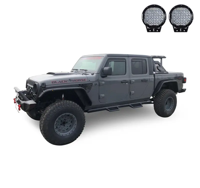 Black Horse Off-Road Armour Ii Roll Bar Kit With Roof Basket — Ar2-09Ba3-Pl69B 1