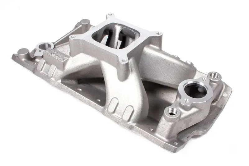 Brodix Bm1000 Sbc Intake Manifold – Optimized For 4150-Flange Carburetors – Street & Race Use 1