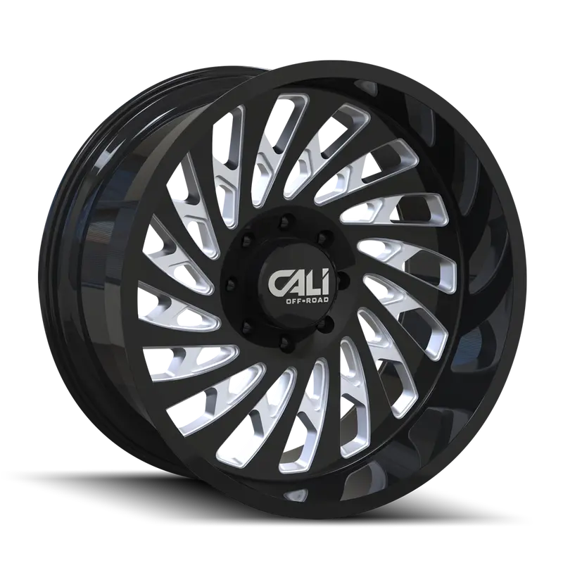 Cali Off-Road Gloss Black And Milled 20X12 Alloy Wheel – 5X127 Bolt Pattern 1