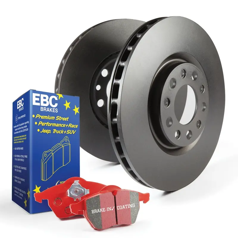 Ebc Brakes S12Kf2117 Redstuff High-Friction Brake Kit With Rk Series Rotors 1