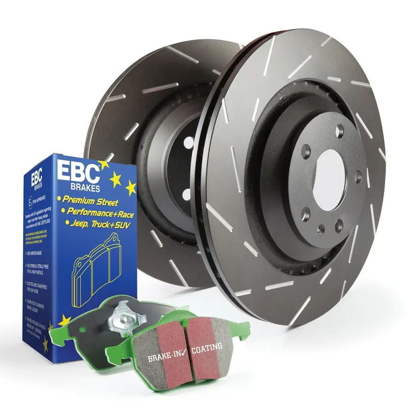 Ebc S2Kr2351 Greenstuff 2000 Brake Kit With Usr Rotors 1