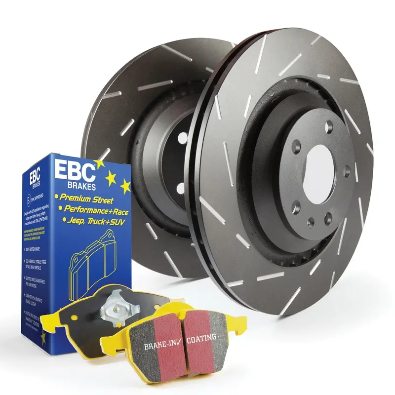 Ebc S9Kf1476 Yellowstuff High-Performance Brake Kit With Usr Slotted Rotors 1