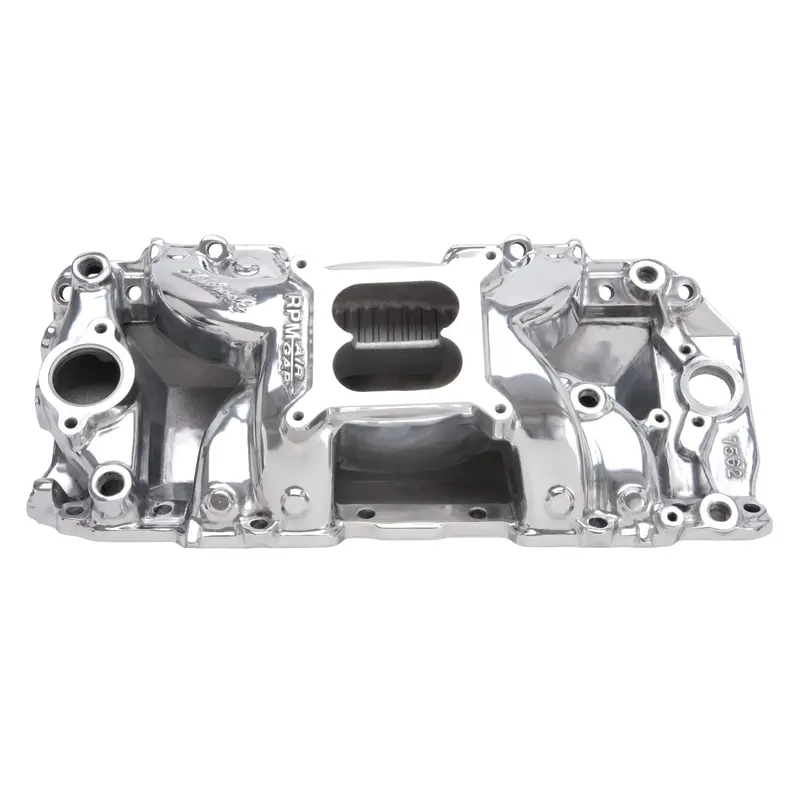 Edelbrock Polished Rpm Air-Gap Intake Manifold – Rectangular Port, Bbc Engine Compatible 1