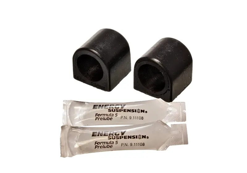Energy Suspension 8.5134G Sway Bar Bushing Set; Black; Rear; Bar Dia. 23Mm; Performance Polyurethane; 1