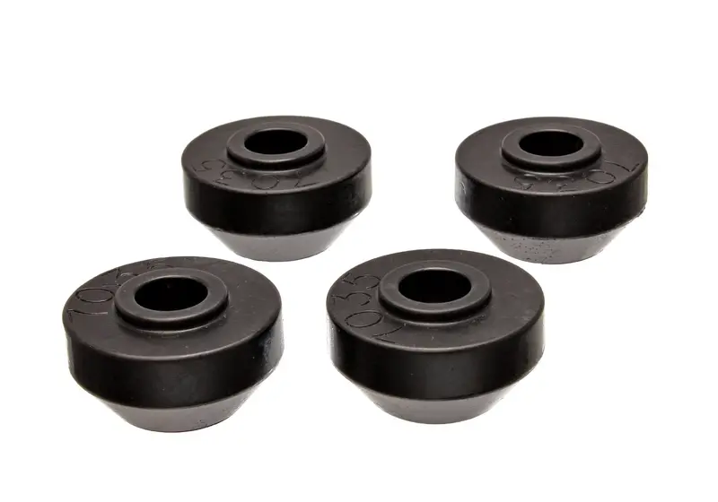 Energy Suspension Strut Rod Bushing Kit – Front Polyurethane Replacement Set (Black) 1