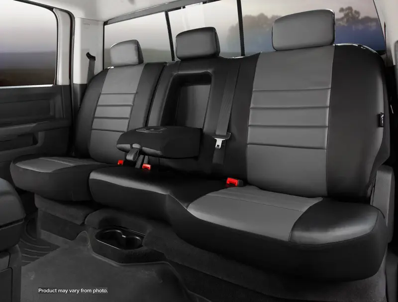 Fia Sl62-79 Gray Leatherlite Custom Seat Covers For Enhanced Interior Comfort 1