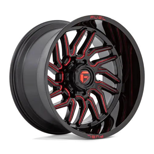 Fuel D808 20X10 Inch Forged Wheel – 8X180 Bolt Pattern, Gloss Black With Mill-Cut Face, -18Mm Offset 1