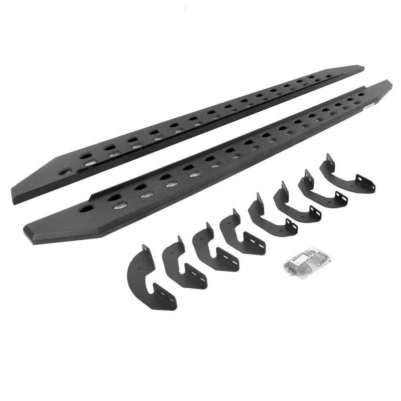Go Rhino Rb20 Slim-Line Running Boards With Mounting Brackets Kit 1